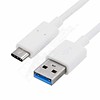 5ft. USB-C Type C to USB3.0A Male Cable 22AWG White
