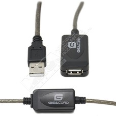 Gigacord Gigacord USB 2.0 Active Extension Repeater Cable Type A Male to A Female (Choose Length)