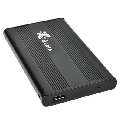 2.5" SATA to USB2.0 HDD Aluminum Enclosure, Black
