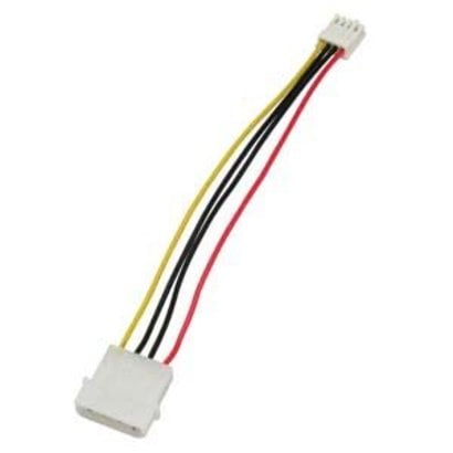 6" 5.25 M to 3.5 F internal DC Adapter Cable