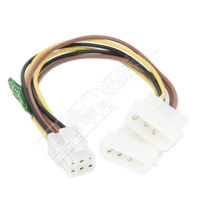 6 Pin PCI-E to 2 X 4 Pin Molex Power Cable for PCI-E Video Cards