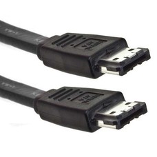 External eSATA to eSATA Cable, Black (Choose Length)