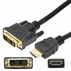 Gigacord HDMI Male to DVI-D Single Link Male Cable, Black (Choose Length)