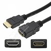 HDMI V1.4 Male Female Extension Cable, Black (Choose Length)
