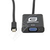 Gigacord Gigacord 8" Mini DisplayPort Male to VGA Female Converter Adapter, Black