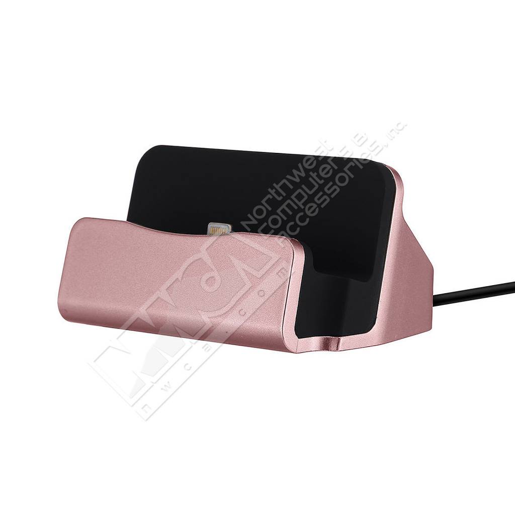 Metal iPhone 5/6/7 Sync Charge Apple Lightning Dock For iPhone New Desk  Charge Stand (Choose Color) - NWCA Inc.