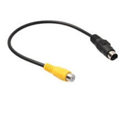 6" S-Video to RCA M/F Adapter