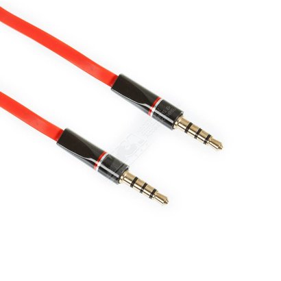 Gigacord 3Ft 3.5mm Red Audio Splitter V