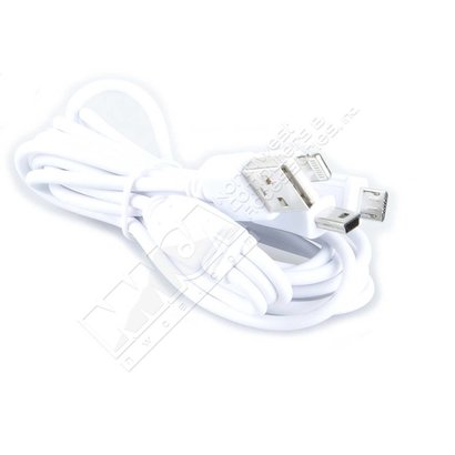 Gigacord 6Ft 3-in1 USB Micro iPhone 5 6 8-pin Lightning Mini-B 5pin Charging Cable, White (6 Foot 3in1)