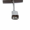6 inch OTG Micro USB to 3-Port USB Hub Cable Adapter, Black