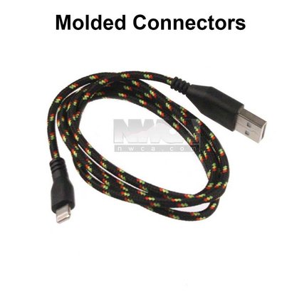 Gigacord Gigacord Lightning Charge/Sync Cable Sleeved Black (3 - 6ft.)