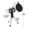 Portable Desktop Microphone Stand MDS-5 With Pop-Filter