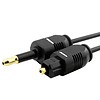 S/PDIF Digital Optical Audio Cable, Toslink to Mini Toslink (Choose Length)