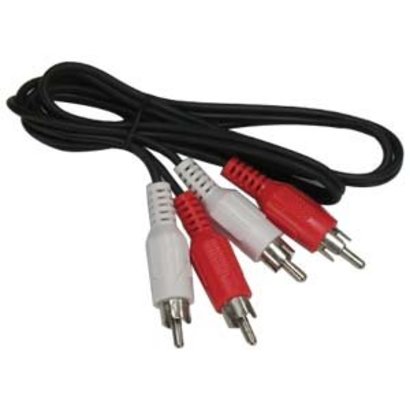 2-RCA Stereo Audio Cable Male/Male (6 - 50ft.)