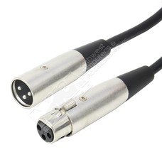 XLR 3P Male/Female Microphone Cable (Choose Length)