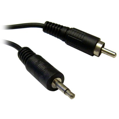 6 Foot 3.5mm Mono Male to Single RCA Male Cable
