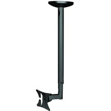 Flat TV Ceiling Mount 10~23" Tilt/Swivel, LCD-504 Black