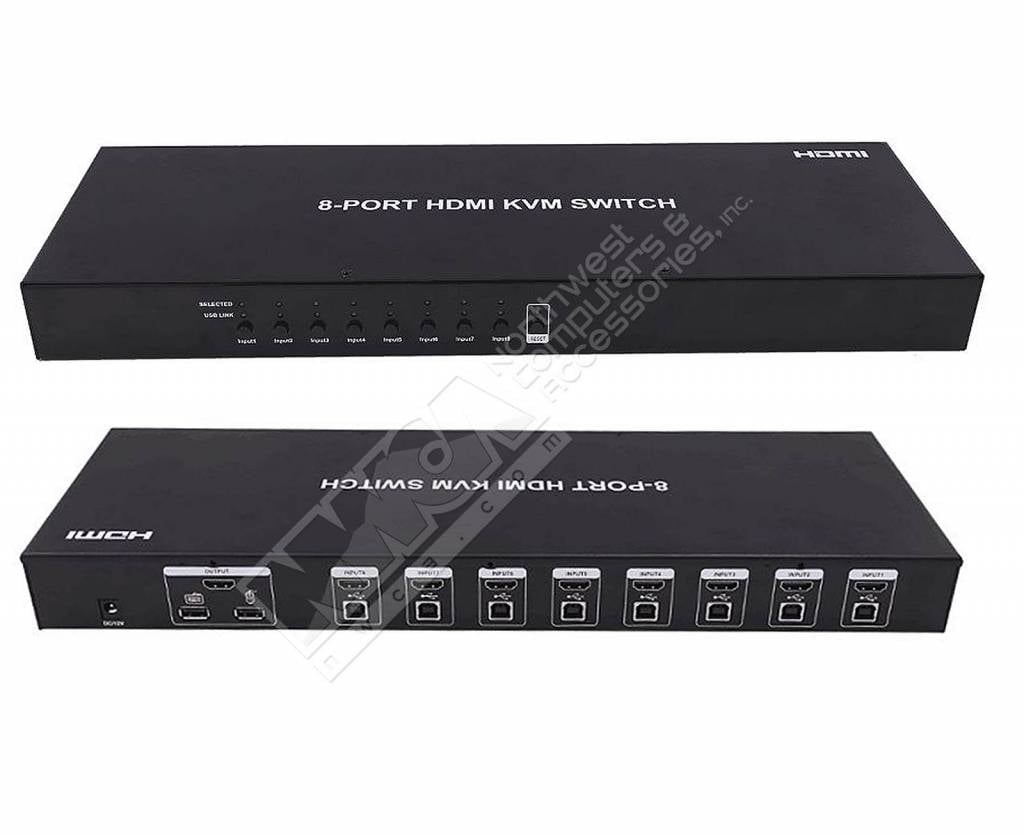 DT 8-Port USB/HDMI KVM Switch w/Cable - NWCA