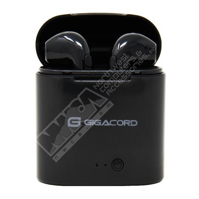 Gigacord Gigacord I7S TWS Headphones Wireless Bluetooth Earphones Twins Earbuds Stereo Music Headset With Charging Box black