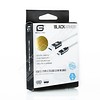 Gigacord Gigacord Black Armor 3Ft USB 3.1c Male to USB 3.1c Male, Fishnet Braiding, Black Aluminum Connectors