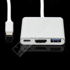 Gigacord Gigacord USB 3.1 Hub Type-C to HDMI/USB3.0/Type C Adapter Converter Hub for MacBook, Google New Chromebook Pixel (Choose color)