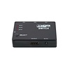 3 Port High Speed HDMI v1.3 Mini Switch 3x1, Intelligent Auto Switch with Remote Control, Full 1080P, Non Powered