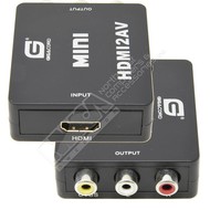 Gigacord Gigacord 1080P HDMI to AV 3-RCA to Composite Video Audio Converter Adapter, Black