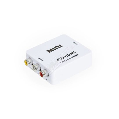 Mini Composite RCA CVBS AV to HDMI Converter For VCR DVD 720P 1080P AV2HDMI