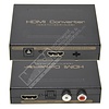 Gigacord Gigacord HDMI to HDMI Toslink / RCA Audio Extractor Converter 1080P, Black