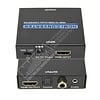 Gigacord Gigacord HDMI to HDMI Toslink / Coaxial / 3.5mm Audio Extractor Converter with 1080p Support, Black