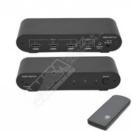 BAFO BF-3362 HDMI 3-to-1 Switch With Remote - Video Audio switch, 3 Ports