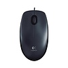 Logitech Logitech M100 USB Optical Wired Mouse 910-001601 (Black)