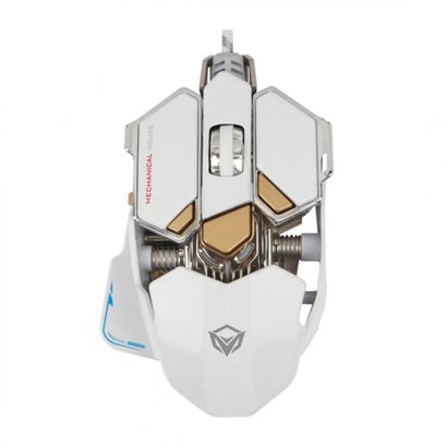 MeeTion MeeTion M990WH Wired USB Gaming Mouse, White