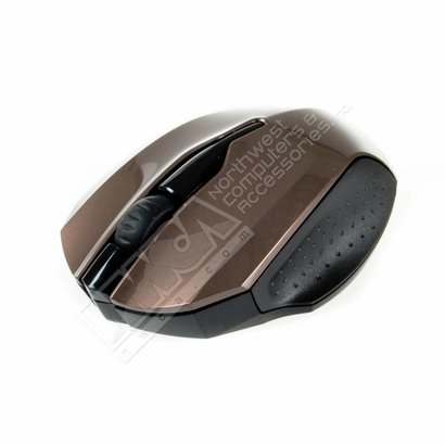 KUPI M810R Blue Trace 2.4Ghz Wireless Mouse (Mocha)