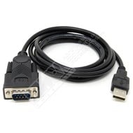 USB to RS232 Serial Cable Adapter DB9-Male/ Hex Nut, PROLIFIC Chipset, 3ft.