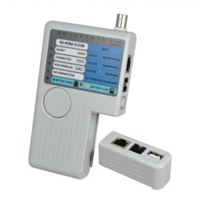 4-in-1 (RJ45, RJ11, BNC, USB) Cable Tester NF3468