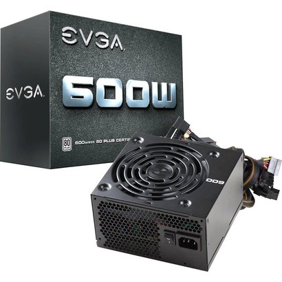 EVGA EVGA - 80 PLUS 600W ATX 12V/EPS 12V Power Supply - Black