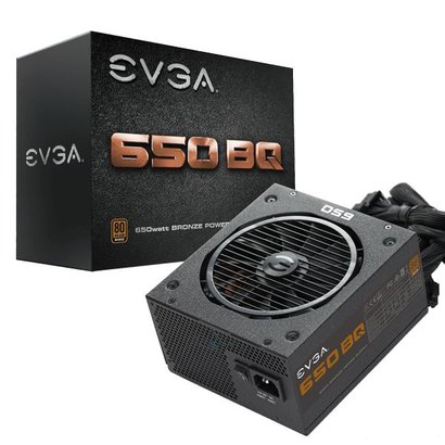 EVGA EVGA 650 BQ, 80+ BRONZE 650W, Semi Modular, 5 Year Warranty, Includes FREE Power On Self Tester, Power Supply 110-BQ-0650-V1