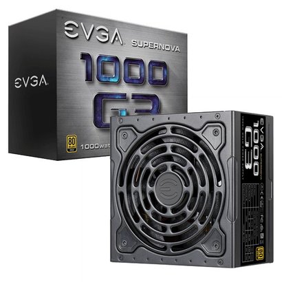 EVGA EVGA SuperNOVA 1000 G3, 80 Plus Gold 1000W, Fully Modular, Eco Mode with New HDB Fan, 10 Year Warranty, Includes Power ON Self Tester, Compact 150mm Size, Power Supply 220-G3-1000-X1