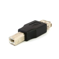 USB A Female to B Male Adapter
