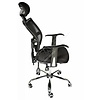 Cryo-PC Black Office Chair with Breathable Mesh Design