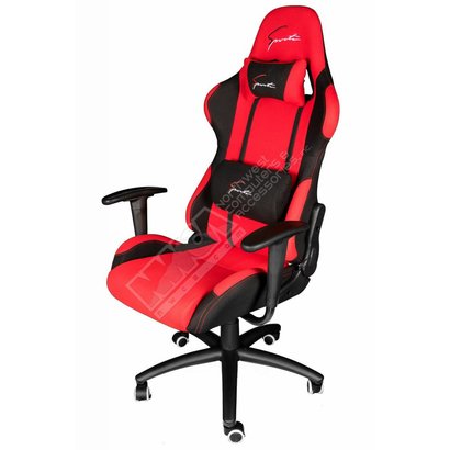 Cryo-PC Red and Black High Back Ergonomic Racing Style Swivel Gaming Chair
