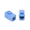 Cat5E Inline Coupler w/Keystone Latch (Choose color)