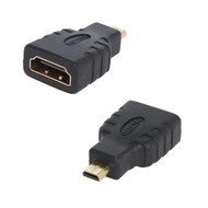 HDMI Female to Micro HDMI Male Adaptor, Black