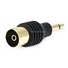 3.5mm Mono Plug to 9.5mm TV Jack Adaptor - Gold Plated