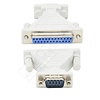 DB9-Male DB25-Female Serial Adapter, Thumbscrew(DB25)/Nut(DB9)