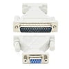 DB9-Female DB25-Male Serial Adapter, Thumbscrew(DB25)/Nut(DB9)