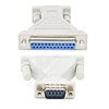 DB9-Male DB25-Female Serial Adapter, Thumbscrew(DB25)/Thumbscrew(DB9)