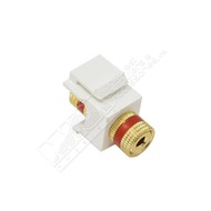 Banana Plug Keystone Insert Red