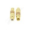 RCA Female Plug Metal Gold Plated w/Spring Red